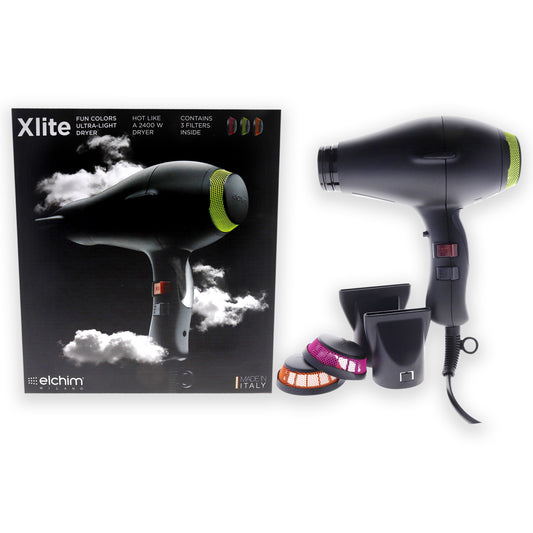 Xlite - Matte Black by Elchim for Unisex - 1 Pc Hair Dryer