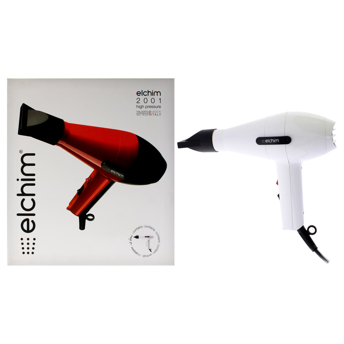 2001 High Pressure Hair Dryer - White