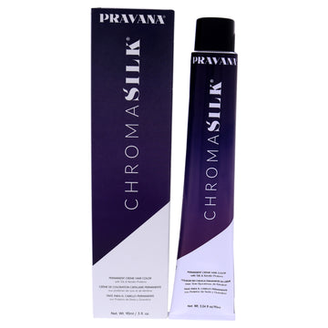 ChromaSilk Creme Hair Color - 6.35 Dark Golden Mahogany Blonde by Pravana for Unisex - 3 oz Hair Color