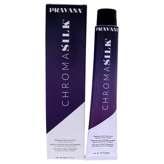 ChromaSilk Creme Hair Color - 4.45 Copper Mahogany Brown by Pravana for Unisex - 3 oz Hair Color