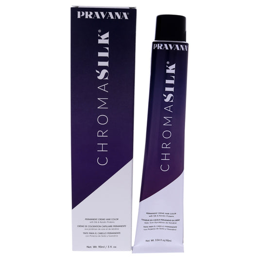 ChromaSilk Creme Hair Color - 4.4 Copper Brown by Pravana for Unisex - 3 oz Hair Color
