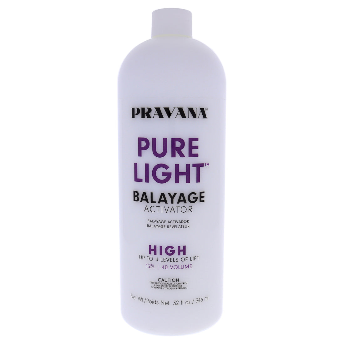 Pure Light Balayage Activator - High by Pravana for Unisex - 32 oz Activator