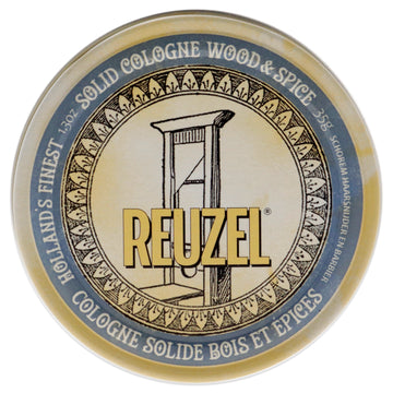 Solid Cologne Wood and Spice by Reuzel for Men - 1.3 oz After Shave Balm