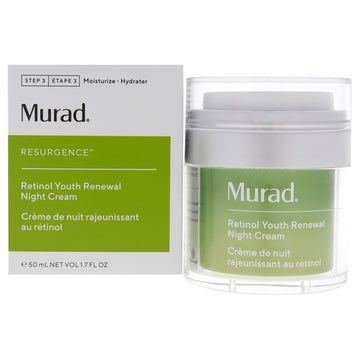 Retinol Youth Renewal Night Cream by Murad for Unisex 1.7 oz Cream