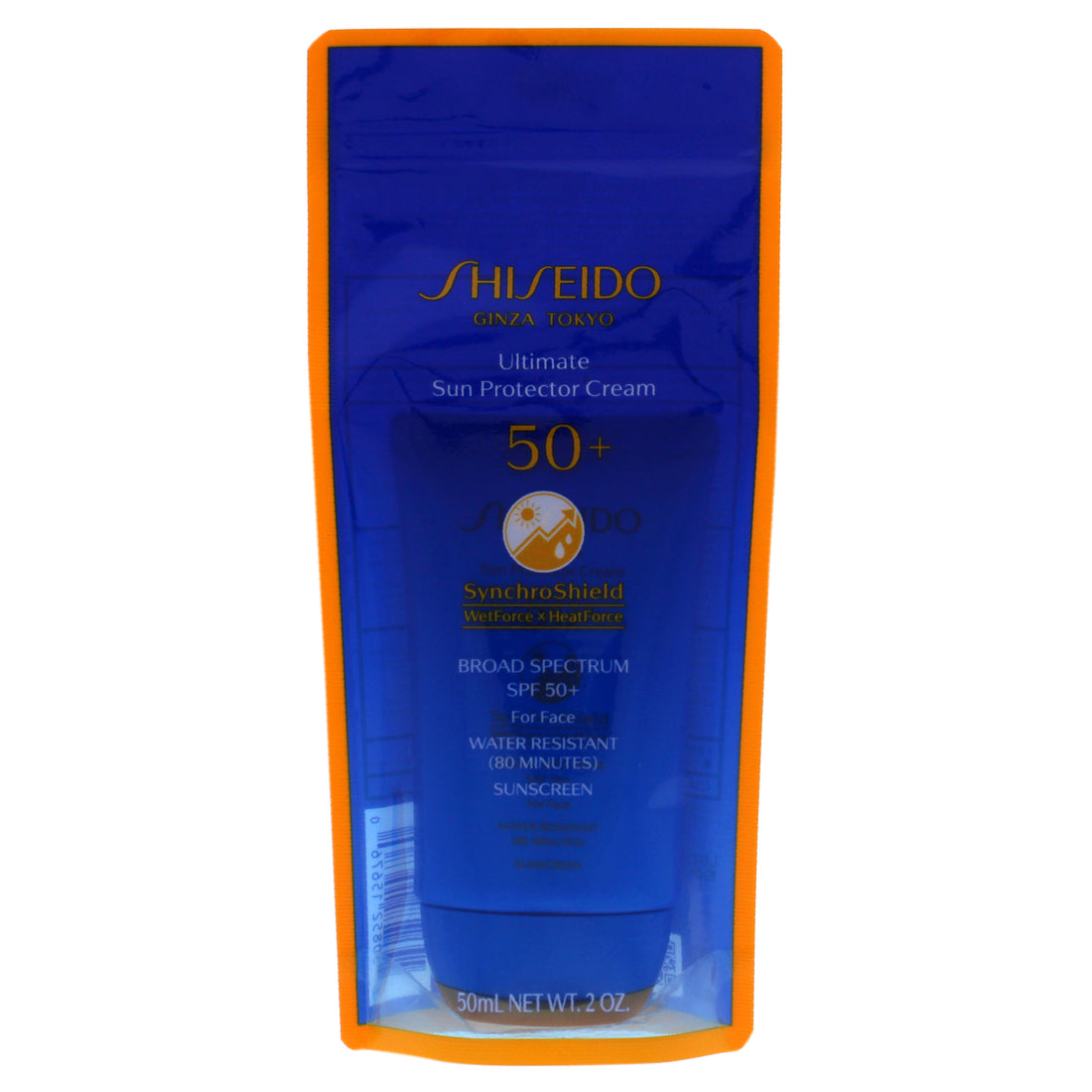 Ultimate Sun Protector Cream SPF 50 by Shiseido for Unisex - 2 oz Sunscreen