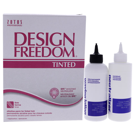 Design Freedom Tinted Alkaline Permanent by Zotos for Unisex - 1 Application Treatment