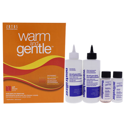 Warm and Gentle Tinted Perm