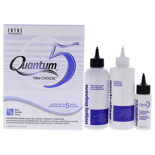 Quantum 5 Firm Choices Alkaline Permanent by Zotos for Unisex - 1 Application Treatment
