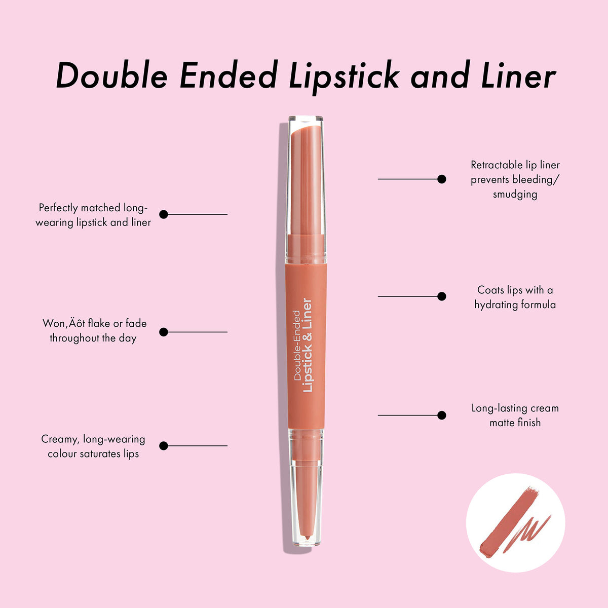 Double-Ended Lipstick and Liner
