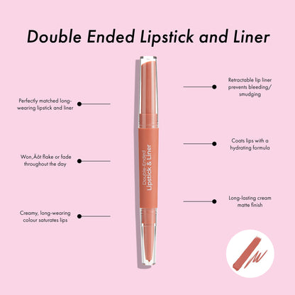 Double-Ended Lipstick and Liner