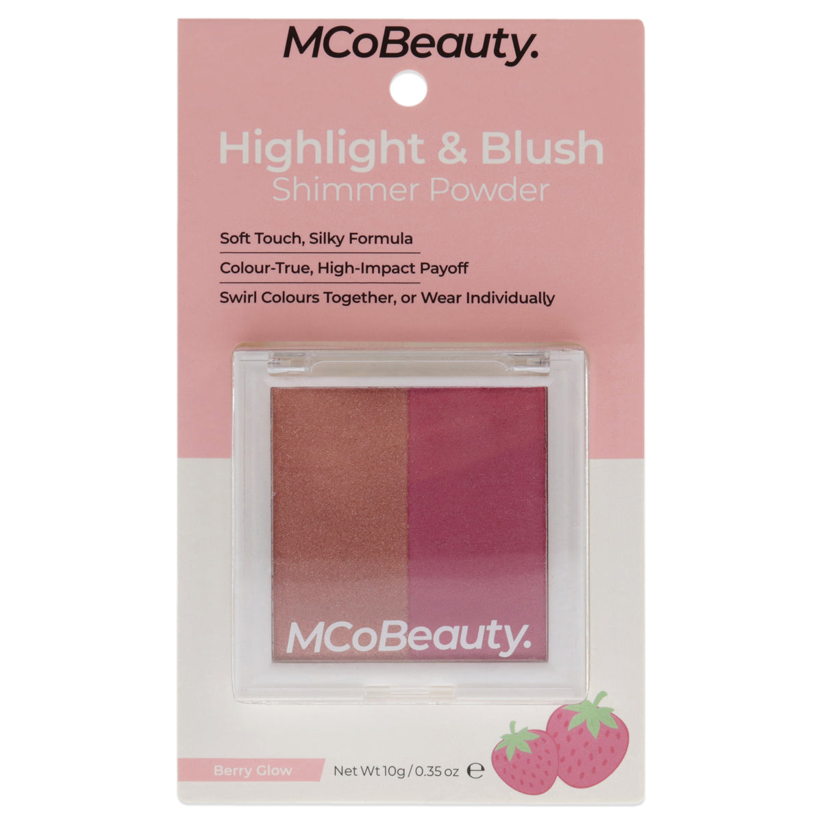 Highlight and Blush Shimmer Powder Makeup