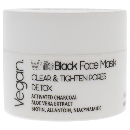 Vegan White Black Face Mask by Nacomi for Women - 1.69 oz Mask