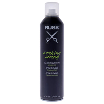 Working Spray by Rusk for Unisex 10 oz Hair Spray