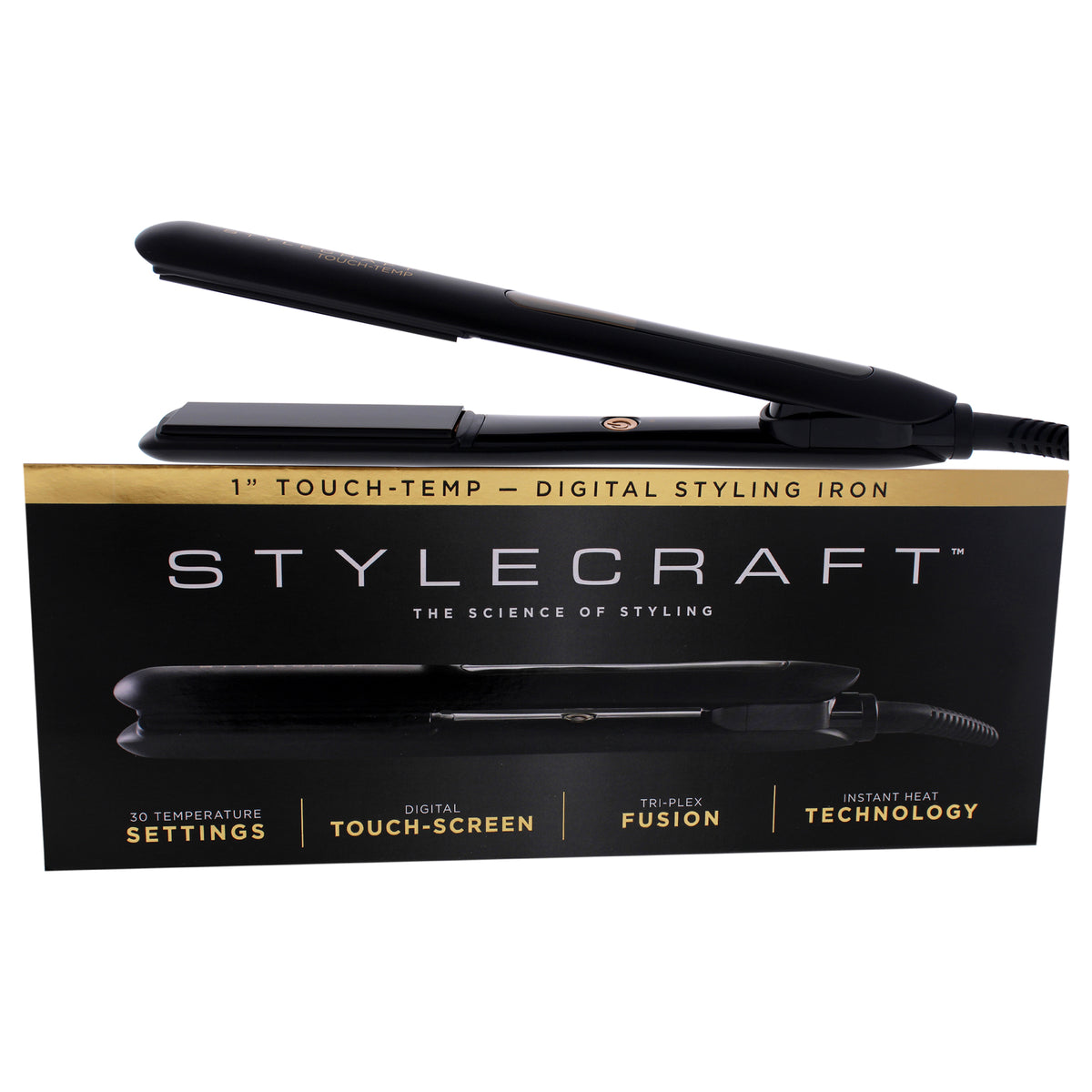 Touch-Temp Digital Styling Flat Iron