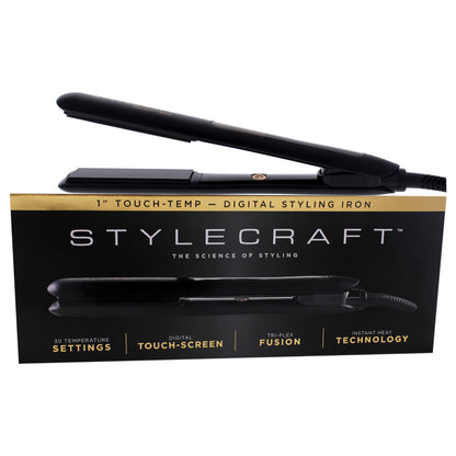 Touch-Temp Digital Styling Flat Iron