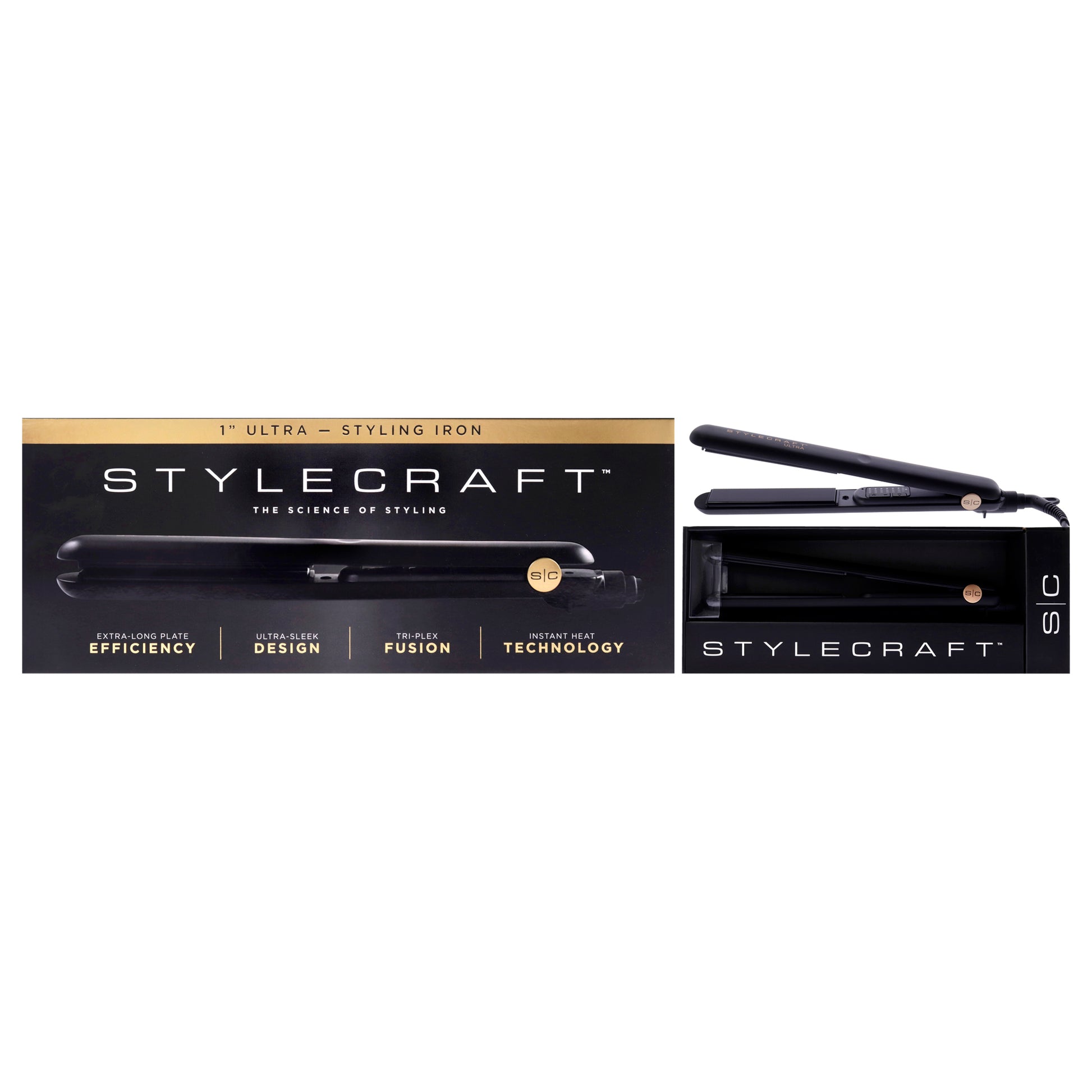 StyleCraft Ultra Styling Iron - SCU15 Black