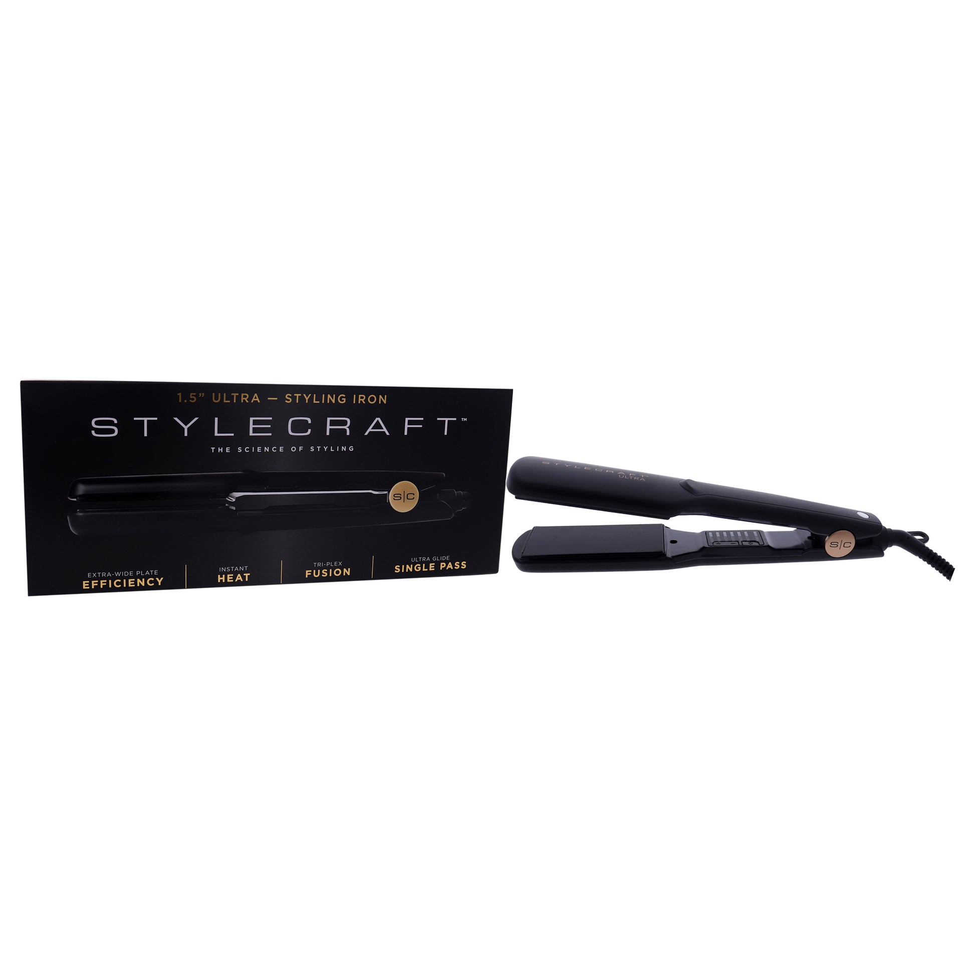 StyleCraft Ultra Styling Iron - SCU15 Black