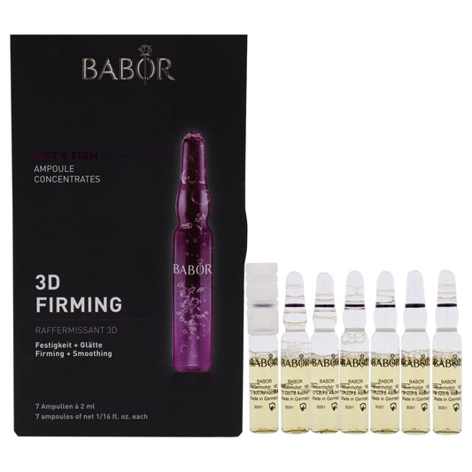 3D Firming Ampoule Serum Concentrates by Babor for Women 7 x 0.06 oz Serum