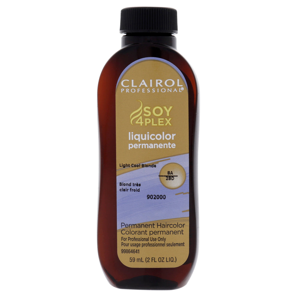 Soy 4 Plex Liquicolor Permanent Hair Color - 28D Light Cool Blonde ...