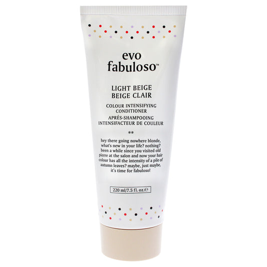 Light Beige Colour Intensifying Conditioner by Evo for Women 7.5 oz Conditioner