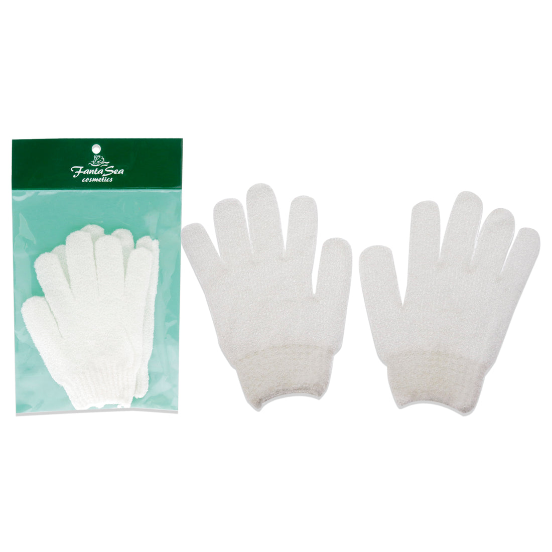 Exfoliating Gloves - White
