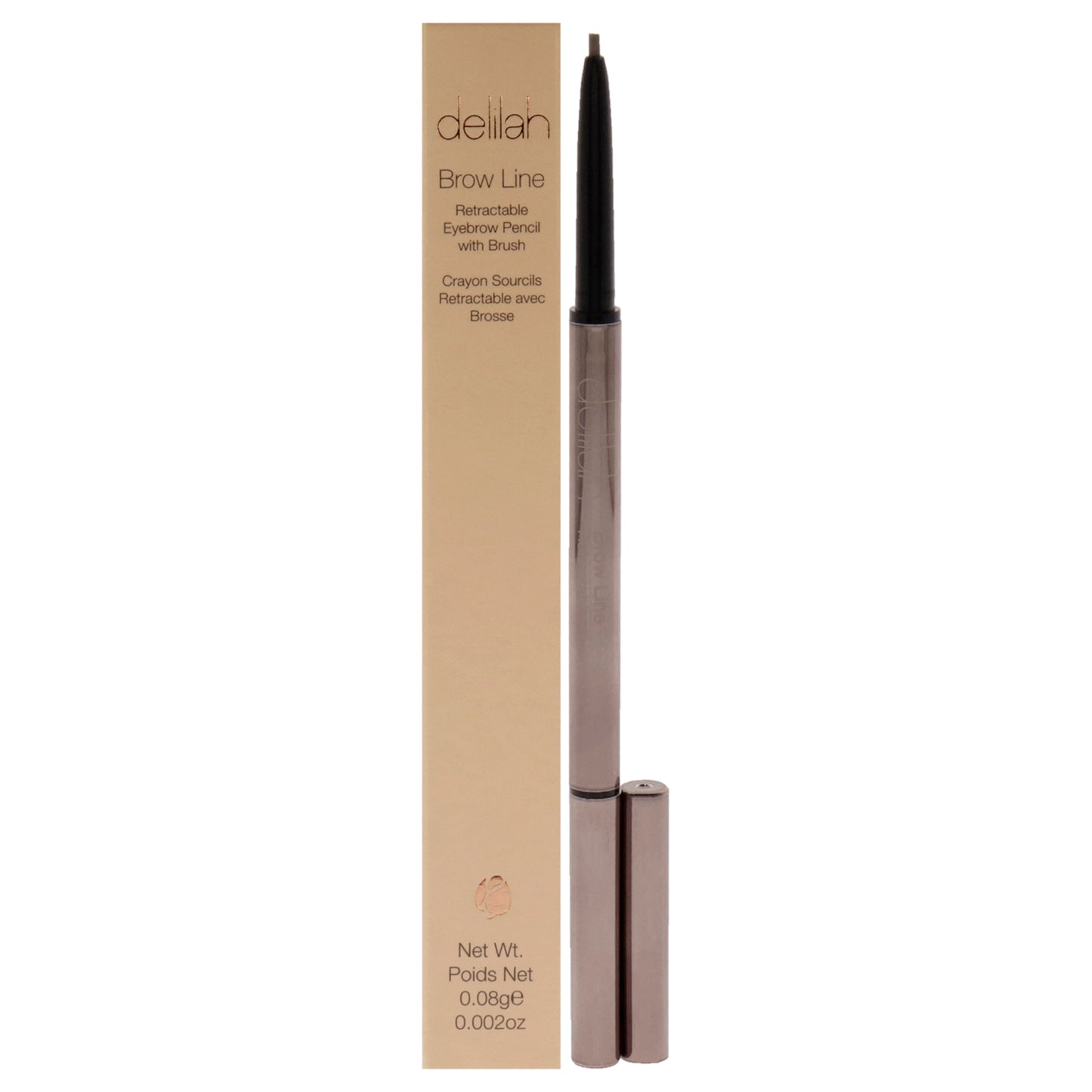 Delilah Brow Line Retractable Eyebrow Pencil With Brush
