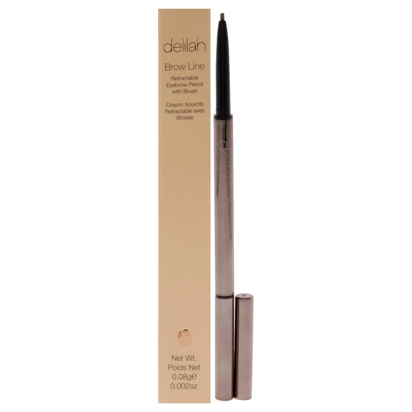 Delilah Brow Line Retractable Eyebrow Pencil With Brush