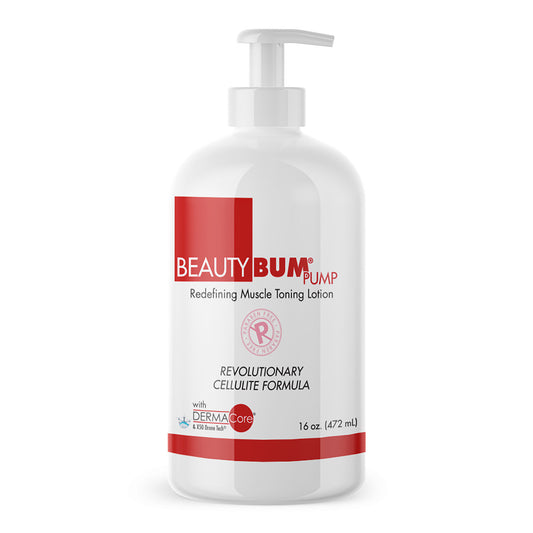 BeautyBum Pump Redefining Muscle Toning Lotion - Original by BeautyFit for Women - 16 oz Lotion