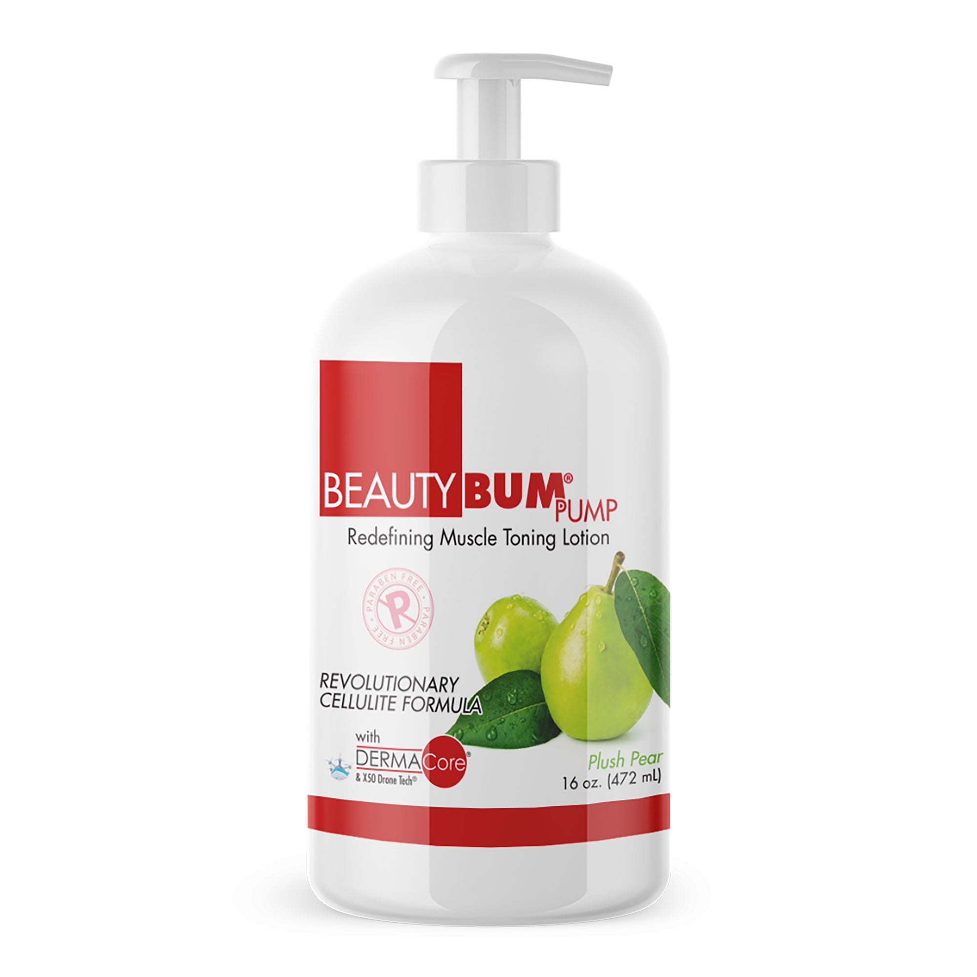 BeautyBum Anti Cellulite Cream - Plush Pear by BeautyFit for Women - 16 oz Cream