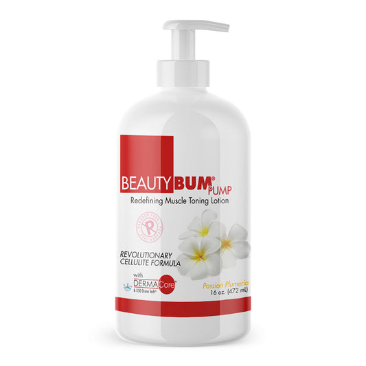 BeautyBum Anti Cellulite Cream - Passion Plumeria by BeautyFit for Women - 16 oz Cream
