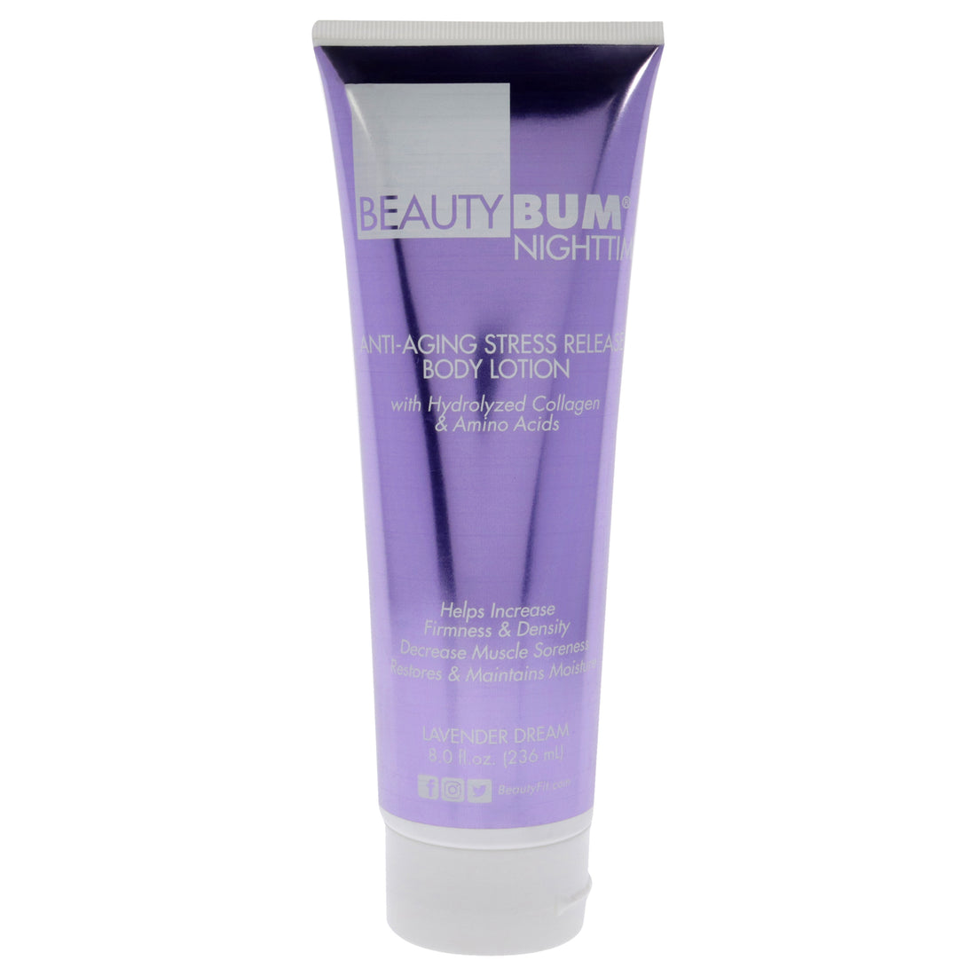 BeautyBum NightTime Anti-Aging Stress Release Body Lotion - Lavender Dream