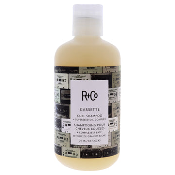 Cassette Curl Shampoo Plus Superseed Oil Complex by R+Co for Unisex 8.5 oz Shampoo