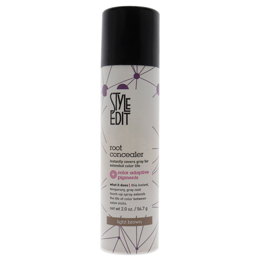 Root Concealer Touch Up Spray - Light Brown by Style Edit for Unisex 2 oz Hair Color