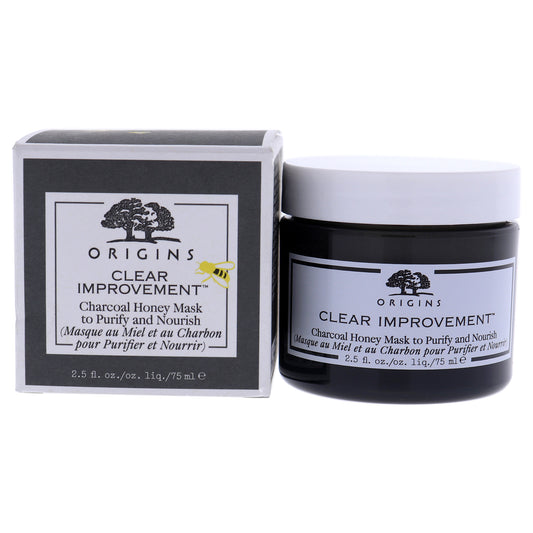 Clear Improvement Charcoal Honey Mask to Purify and Nourish by Origins for Unisex 2.5 oz Mask