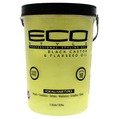 Ecoco Eco Style Gel - Black Castor Flaxseed Oil