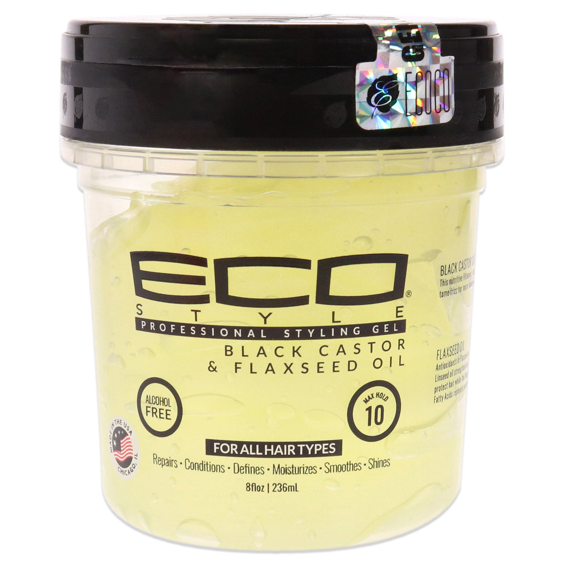 Eco Shine Gel - Black Castor and Flaxseed