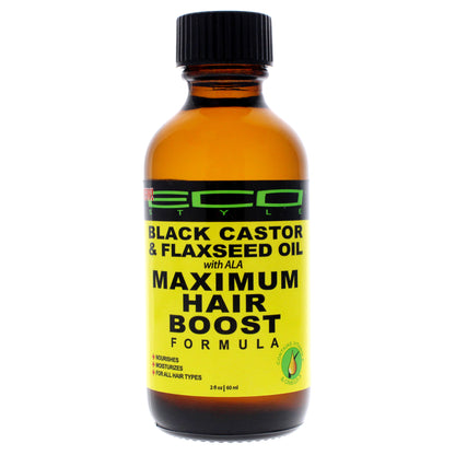 Ecoco Eco Style Maximum Hair Growth Oil - Black Castor And Flaxseed