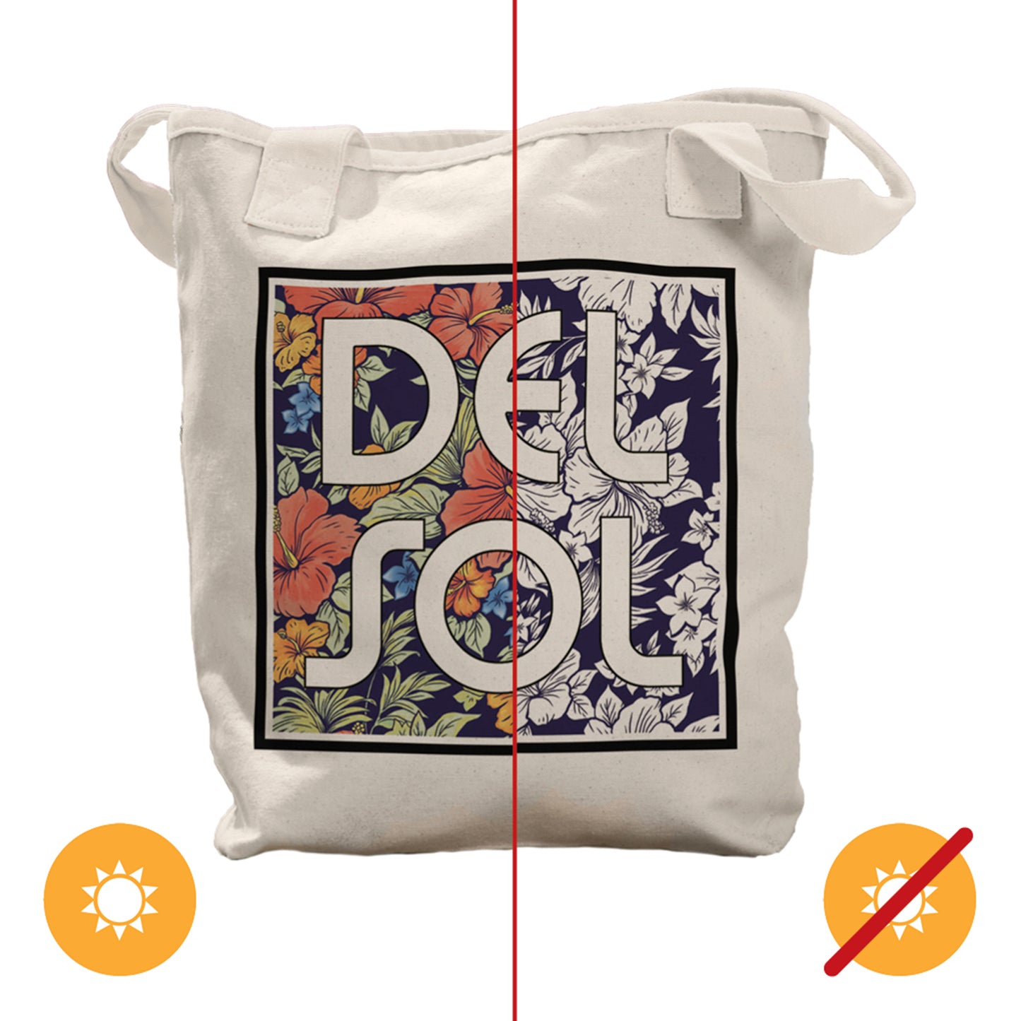 Color-Changing Tote Bag - Floral Paradise