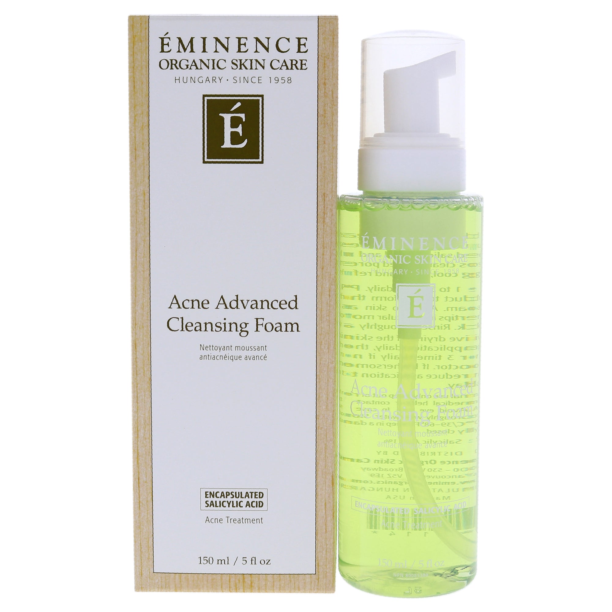 Acne Advanced Cleansing Foam by Eminence for Unisex 5 oz Cleanser