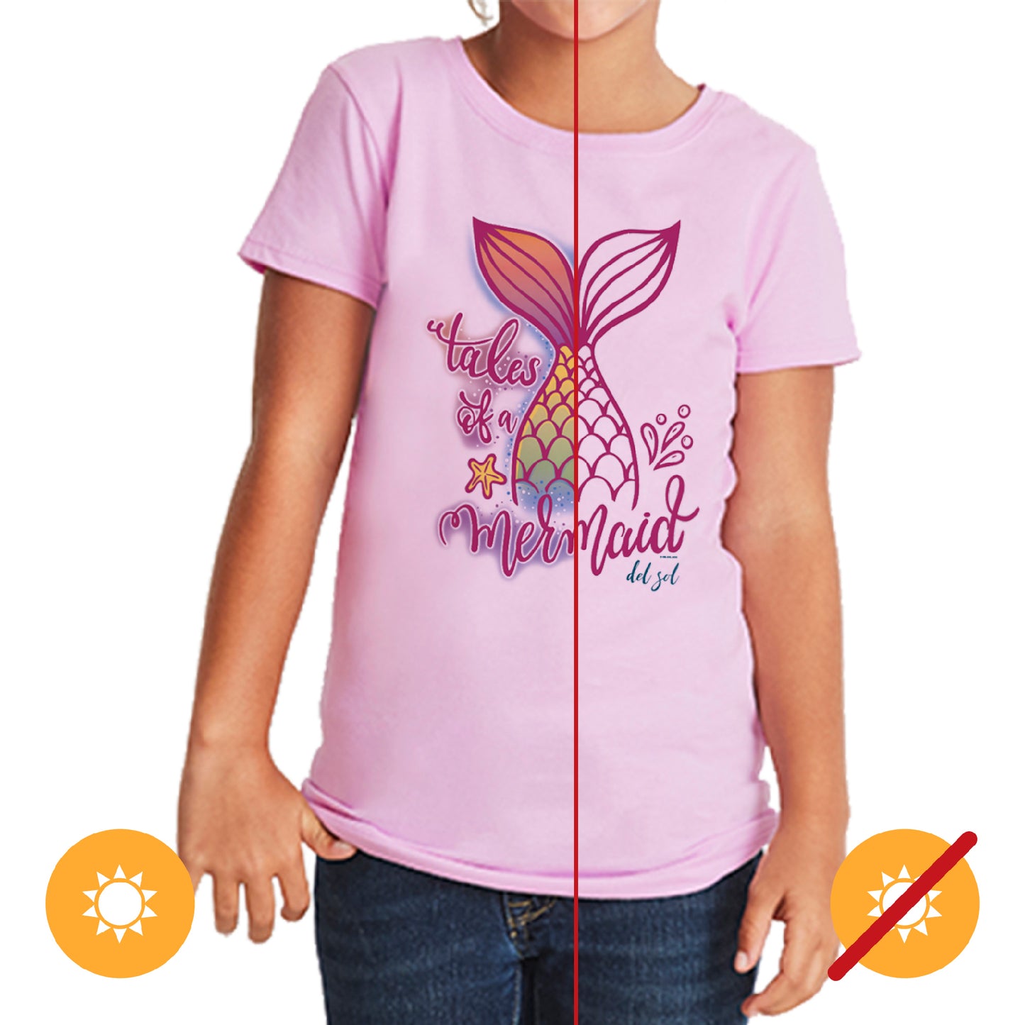 Kids Crew Tee - Tales of a Mermaid