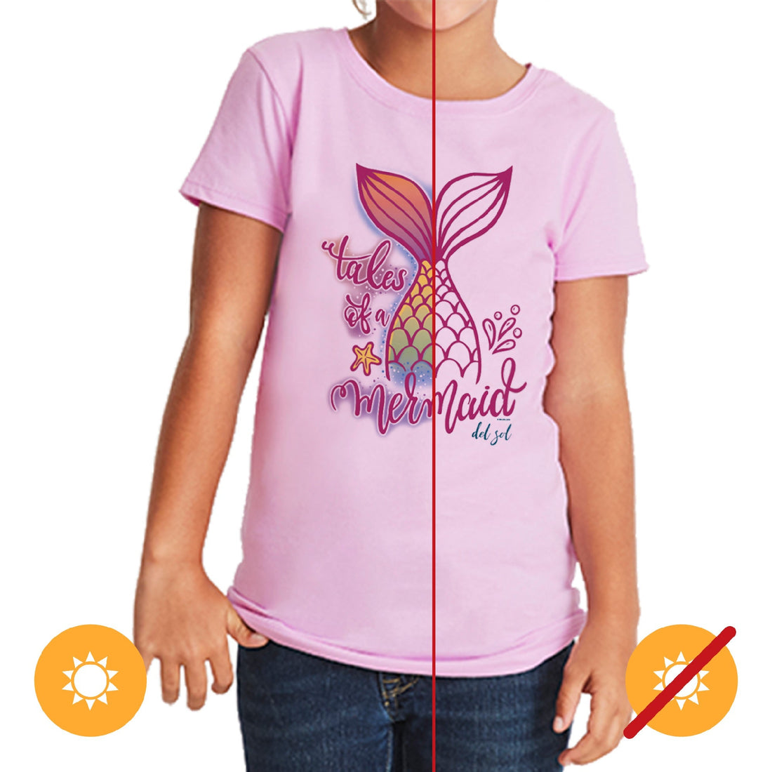 Kids Crew Tee - Tales of a Mermaid