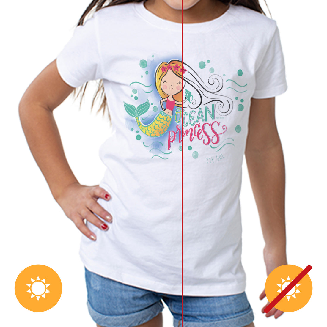 Kids Crew Tee - Ocean Princess
