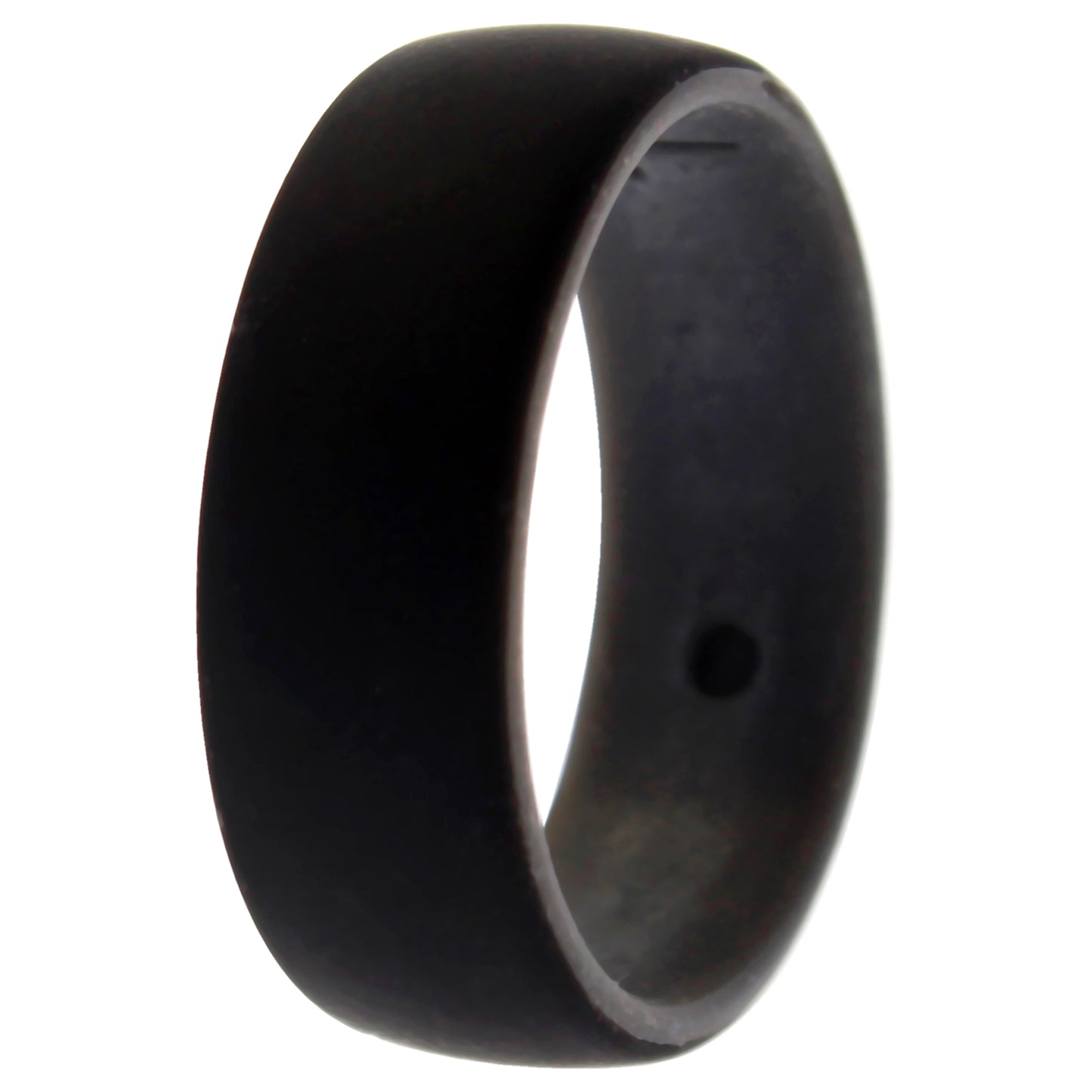 ROQ Silicone Wedding Ring - Duo Collection Dome Style - Grey-Black