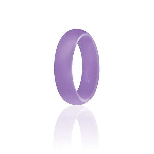 ROQ Silicone Wedding Ring - Dome Style - Lavander