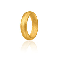 ROQ Silicone Wedding Ring - Dome Style - Gold