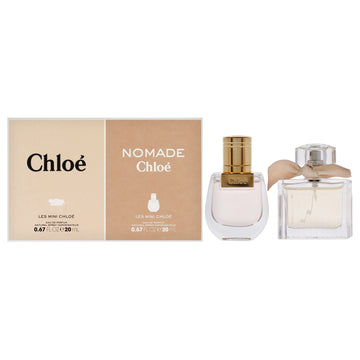 Chloe Les Mini Chloe by Chloe for Women - 2 Pc Gift Set 0.67oz EDP Spray, 0.67oz Nomade EDP Spray