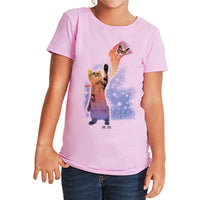 Girls Crew Tee - Super Awesome - Lilac