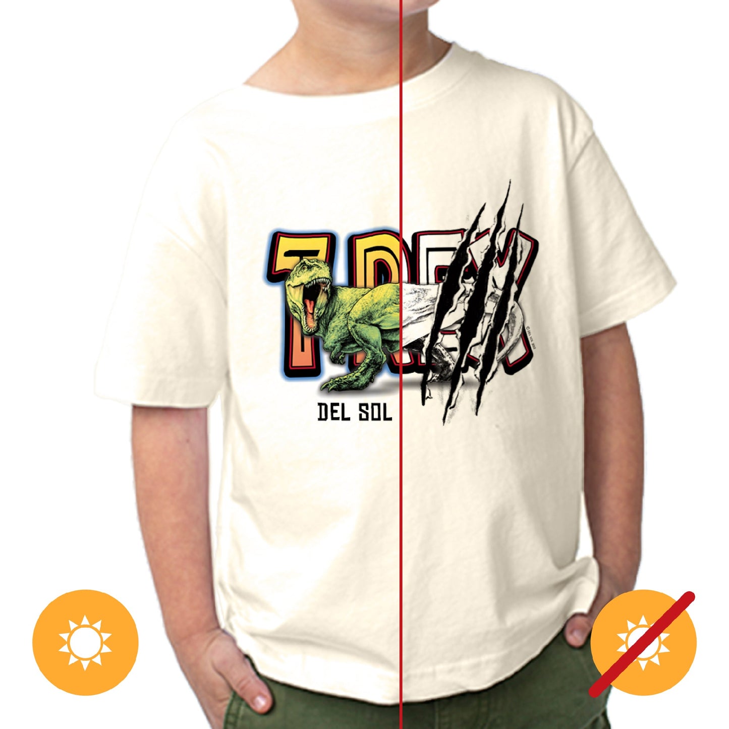 Men Crew Tee - Rex- Beige