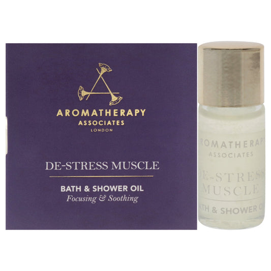De-Stress Muscle Bath and Shower Oil by Aromatherapy Associates for Unisex - 3 ml Shower Oil