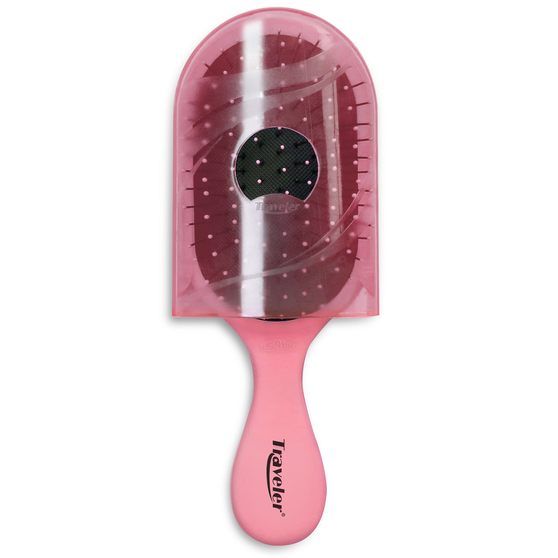 Dual Patented Traveler Detangling Brush - Pink